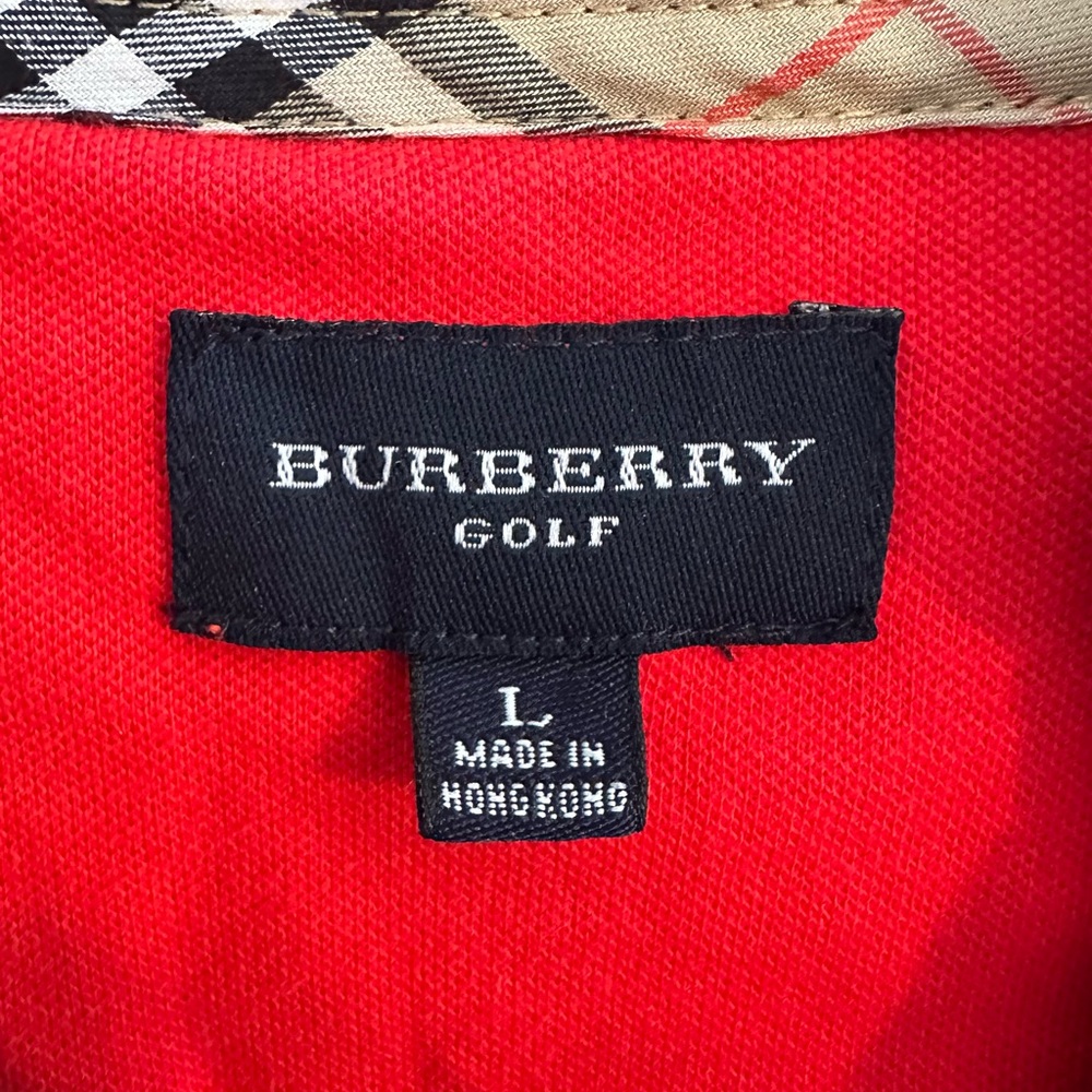 Burberry Black Red Nova Check Quarter Zipper Front Vest - Picture 4 of 11